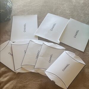 CHANEL Elegant White Stationery Set